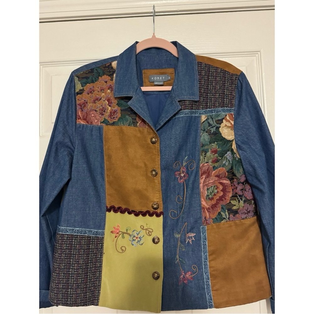 Vintage Patchwork Lightweight Jacket - image 5